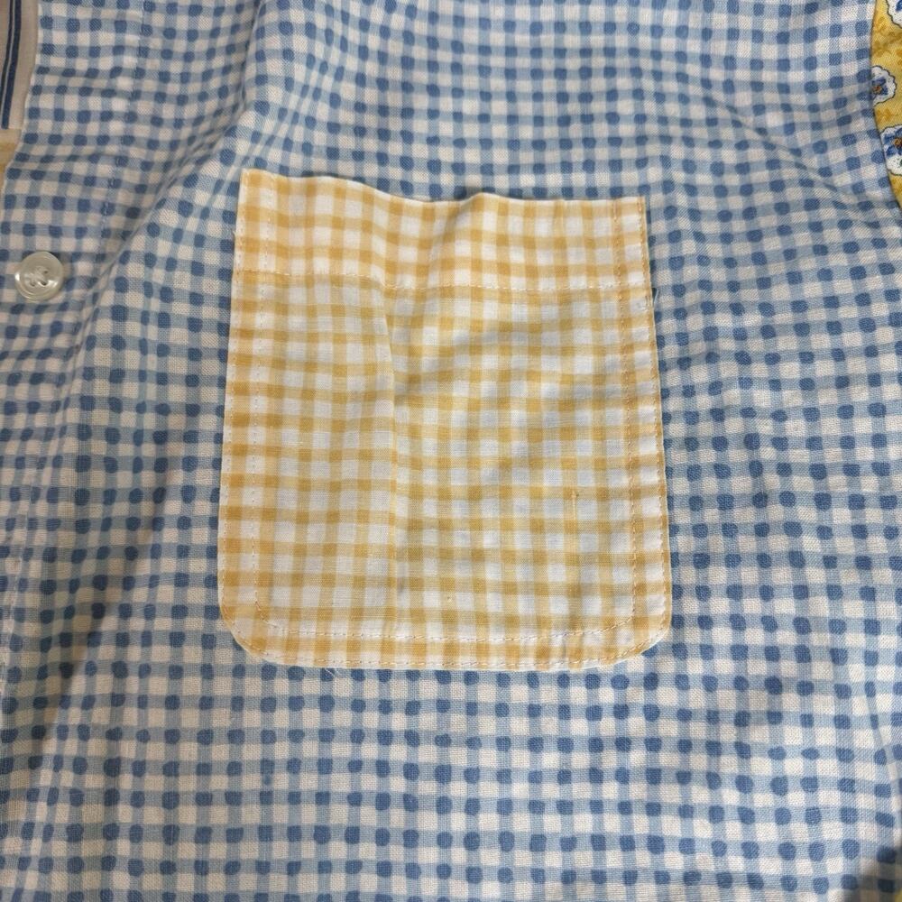 Vintage Vera Bradley Patchwork Button Down Shirt … - image 5